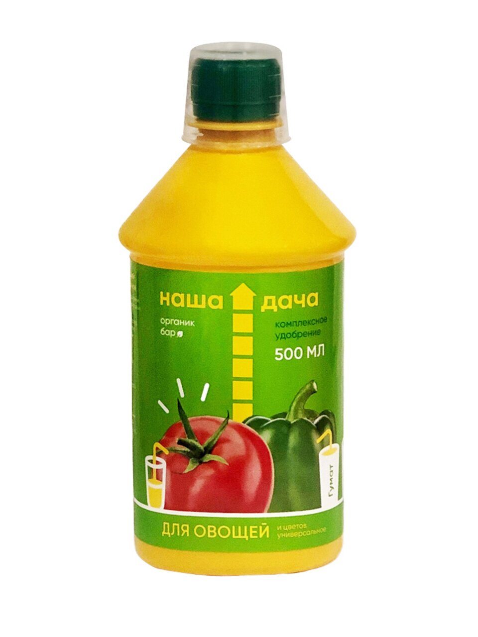 Удобрение для овощей и цветов, универсальное, органическое, жидкость, 500 мл, Наша Дача