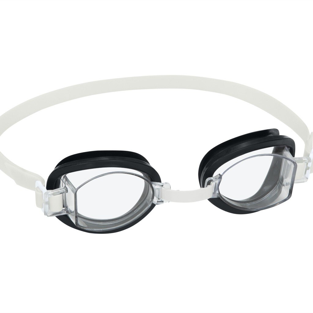 Очки для плавания защита от УФ, антизапотевающее покрытие линз, регулируемые, от 14 лет, поликарбонат, Bestway, Глубокое море, 21097 маска для плавания от 7 лет силикон bestway морское приключение 22040