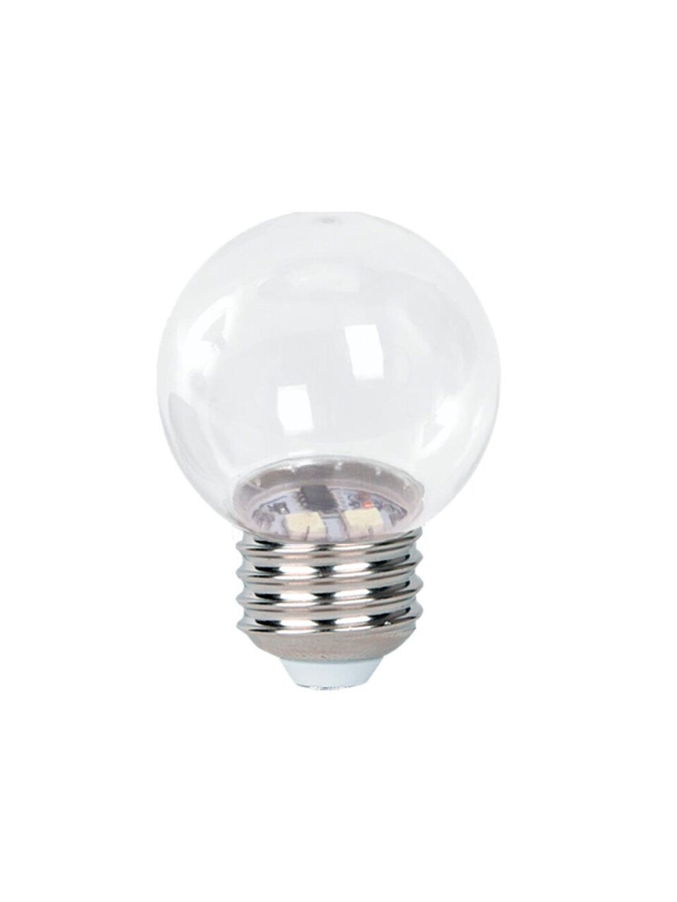 Лампа светодиодная E27, 3 Вт, шар, 2700 К, теплый белый свет, JazzWay, PLED- ECO, 5058279