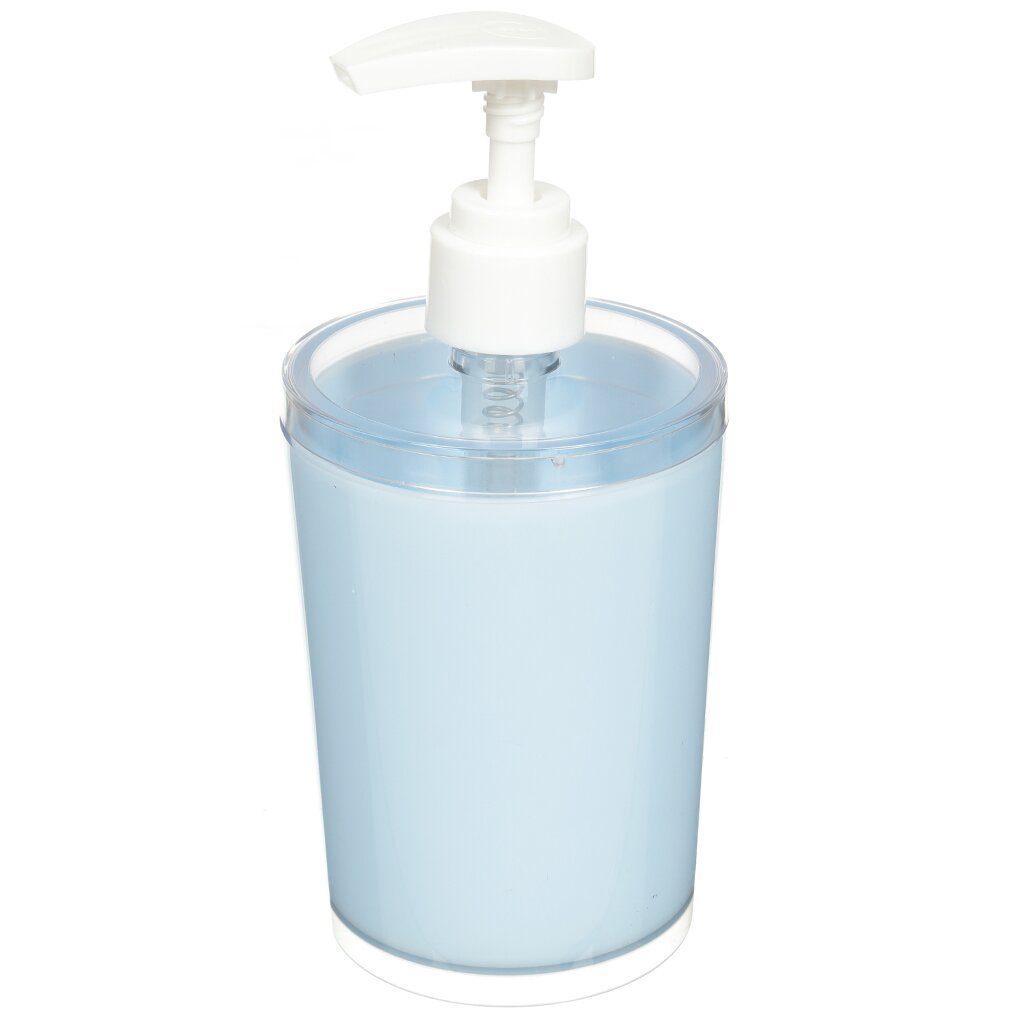 Дозатор для жидкого мыла пластиковый Joli светло-голубой