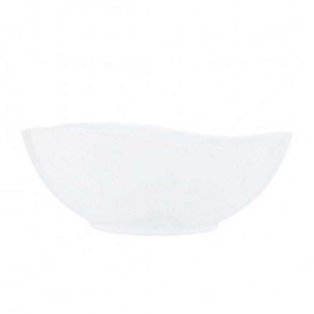Тарелка суповая, стеклокерамика, 18 см, фигурная, Вайт, RLW70X, белая тарелка суповая meadow 24см domenik dm9362