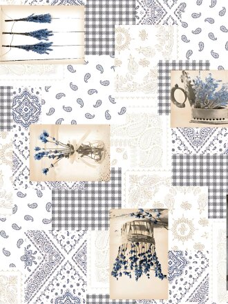 Клеенка Silvano, 1.4х20 м, ПВХ на нетканой основе, WF-5890A