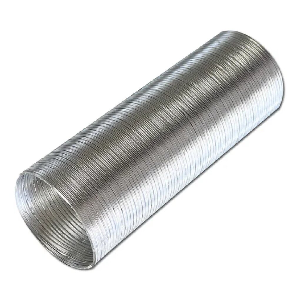 Воздуховод вентиляционый алюминий, диаметр 110 мм, гофрированный, 1.5 м, ERA, 11ВА1,5