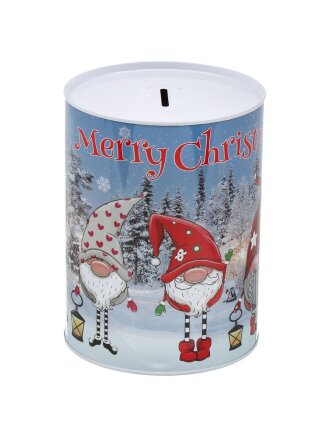 Копилка Гномы, 12х16 см, металл, Y4-7409, в ассортименте