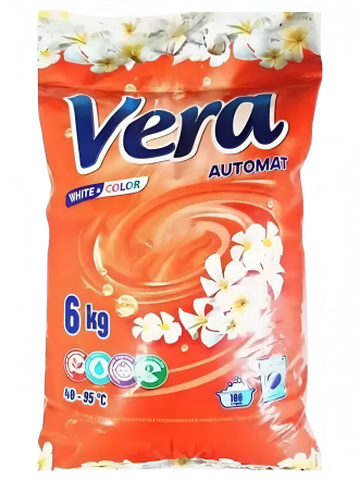 Стиральный порошок Vera, 6 кг, автомат, для цветного