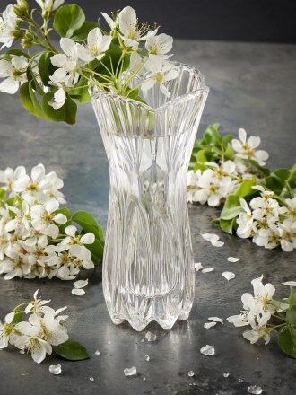 Ваза стекло, настольная, 24 см, Y3-1388