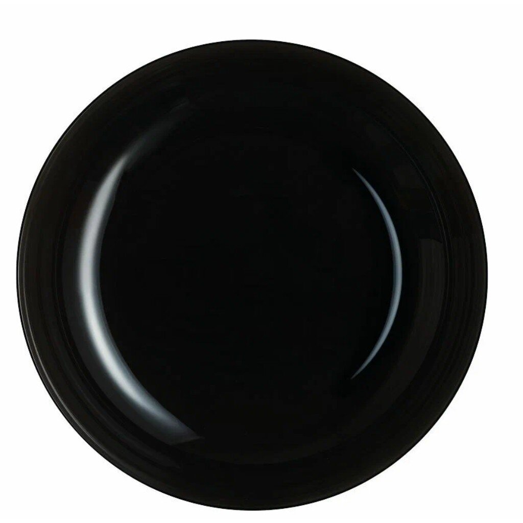Блюдо стеклокерамика, 21 см, Friends Time Black Кускус, Luminarc, P6361 круглое керамическое блюдо perfecto linea