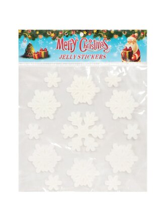 Наклейка на стекло, 25х20 см, Снежинки, SYBXTB-311915/317666