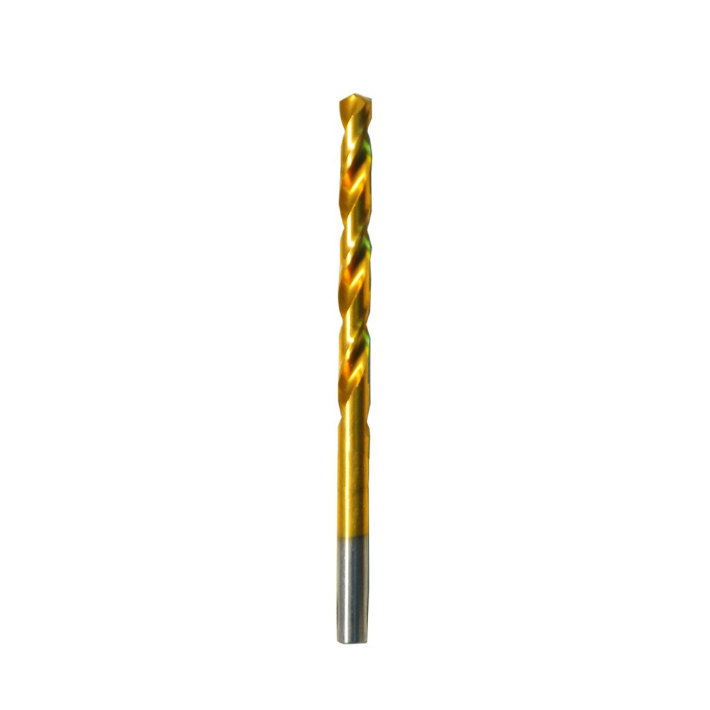 Сверло по металлу, с титановым покрытием, Haisser, диаметр 4.5 мм, HS111010 ножницы по металлу пряморежущие 250 мм bartex 1227009