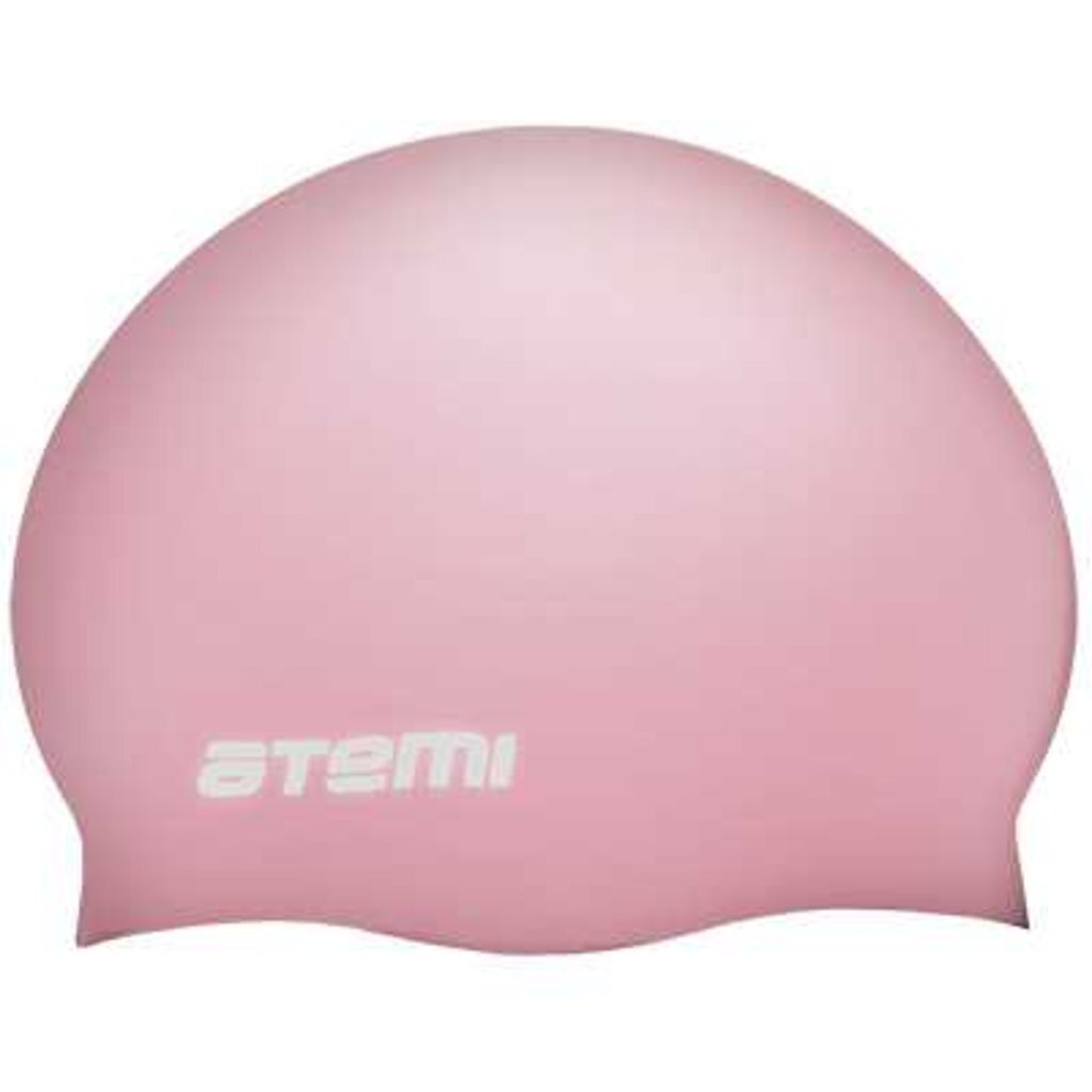 Шапочка для плавания Atemi, силикон, розовая, SC305, 00000136614