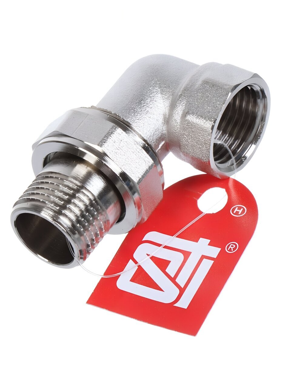 Американка 1/2'', г-ш, никель, угловая, STI
