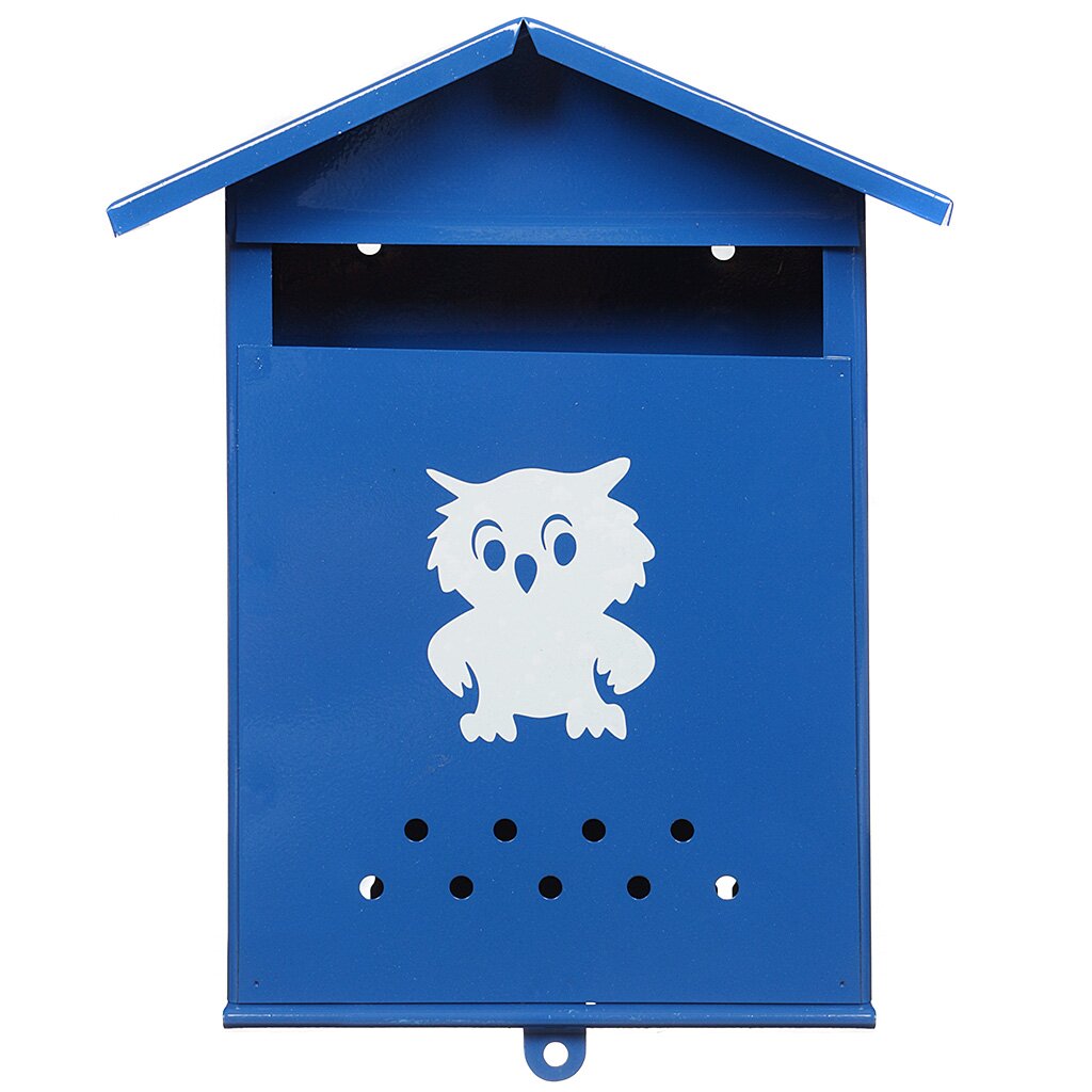 Ящик почтовый без замка, Сова-домик ящик почтовый с замком синий аллюр 3010 15390