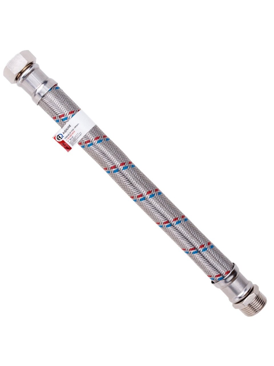 Подводка для воды 1&amp;quot;х1 м, г-ш, латунь, Гигант, AquaLine