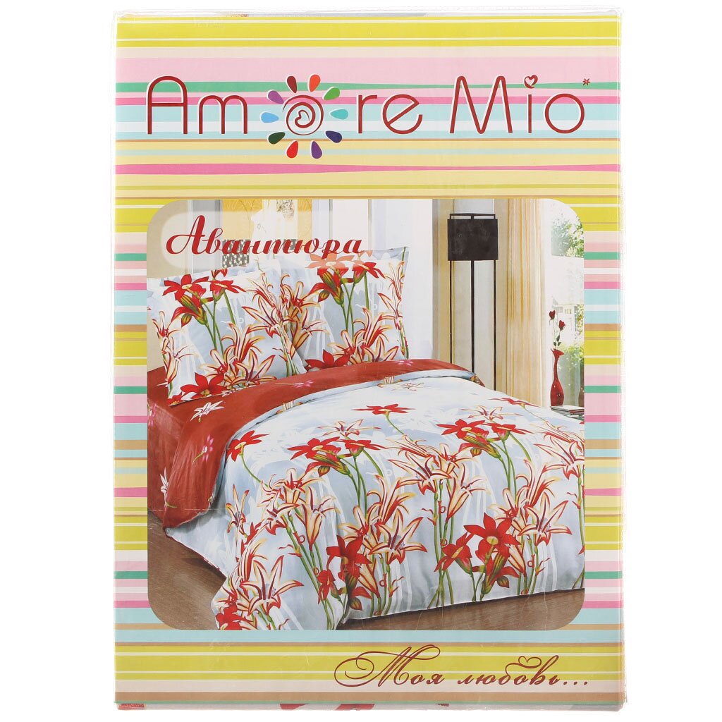 т КПБ Аморе Мио 2сп поплин (2н70*70, пр200*225, под180*215) Авантюра/70082