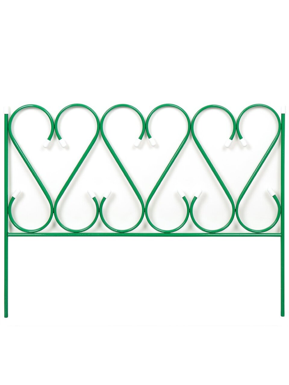 Забор декоративный металл, Изящный, 52х345 см, 5 секций
