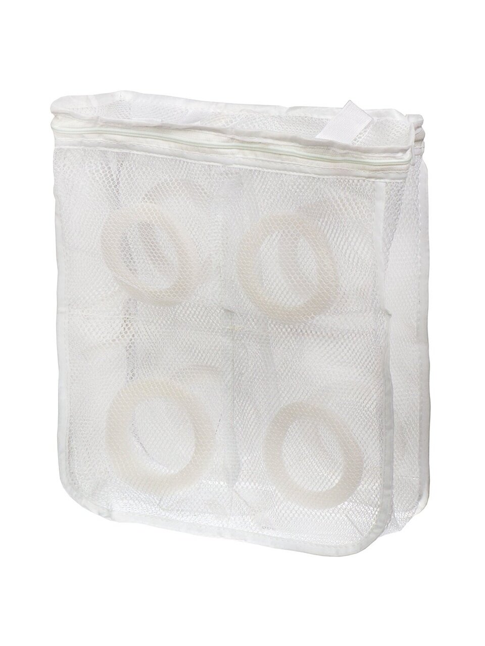 Мешок для стирки обуви 32х30 см, с молнией, сетка, T2022-7114