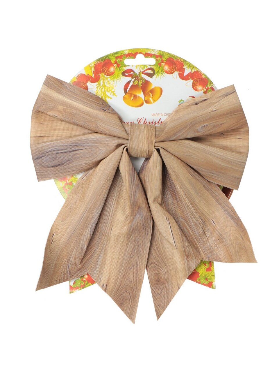 Елочное украшение Бант, 19.5х23 см, текстиль, SY18WPQ-083