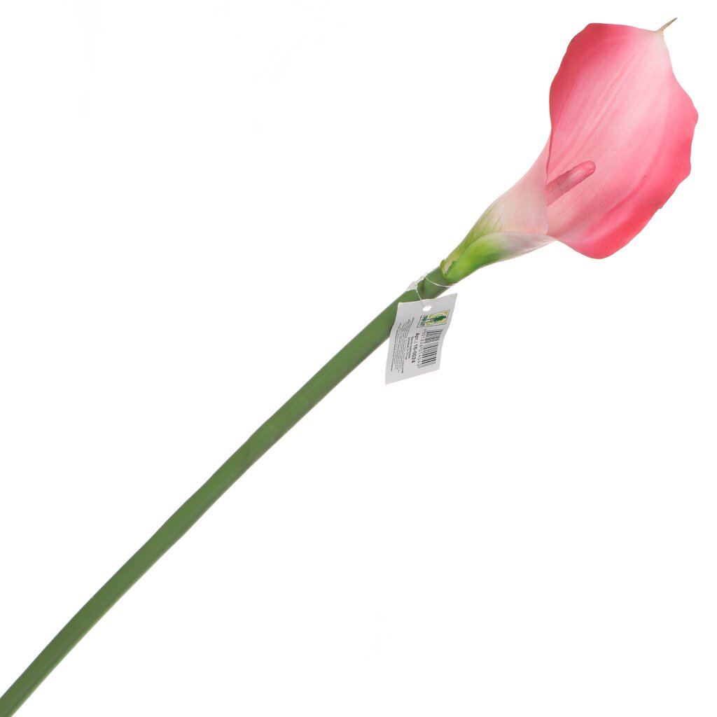 Цветок искусственный декоративный Калла, 70 см, розовый, 16-0024