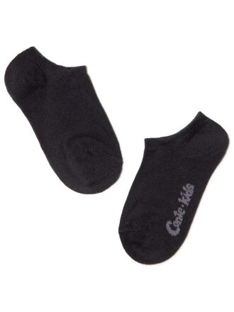 Носки детские унисекс, хлопок, Conte-kids, Active, 000, черные, р. 16, ультракороткие, 17С-63СП