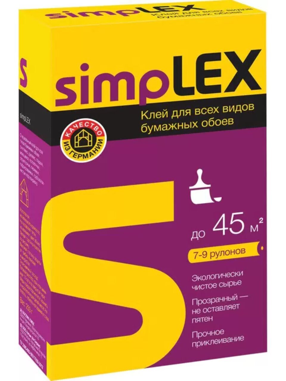 Клей для бумажных обоев, Simplex, 250 г, коробка, 10323R