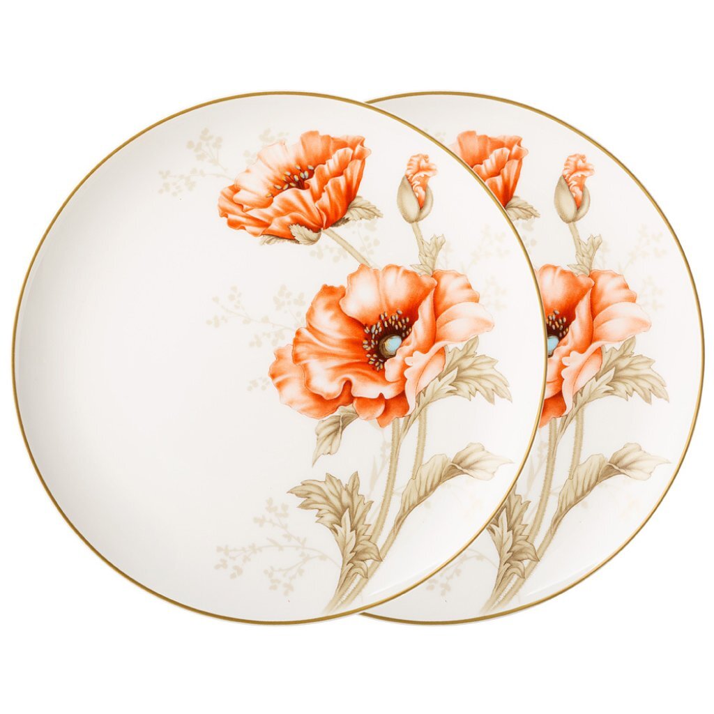 Набор тарелок закусочный, фарфор, 2 шт, 20.5 см, круглый, Antique, Lefard, 415-2265 бра mantra loop antique brass 1825