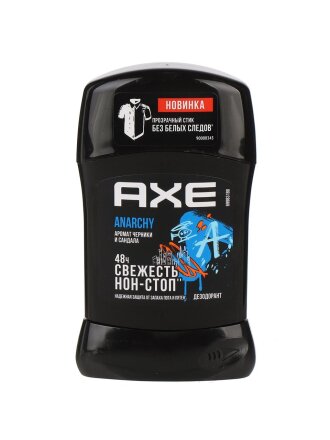 Дезодорант Axe, Anarchy, для мужчин, стик, 50 мл