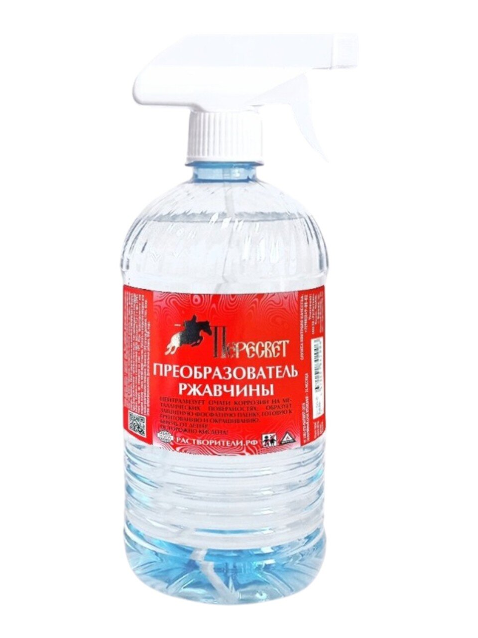 Преобразователь ржавчины 1 л, Пересвет, спрей, ТУ