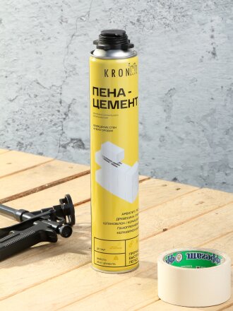 Пена-цемент Kronbuild, профессиональная, 850 мл, FC850