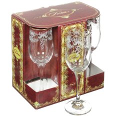 Бокал для шампанского Декостек Лилия 1712-З, 6 шт, 200 мл