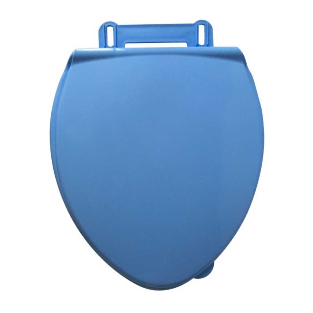 Сиденье для унитаза пластик, голубое, Мультипласт, MPG960812/962212 сиденье для унитаза пластик ракушка голубое dogus 1022