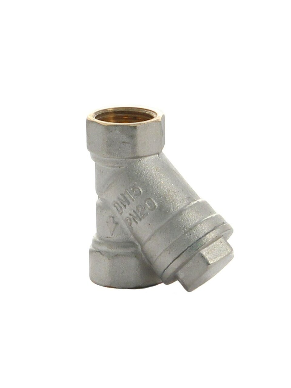 Фильтр косой для воды, 1/2'', 45 °, г-г, латунь, Frap