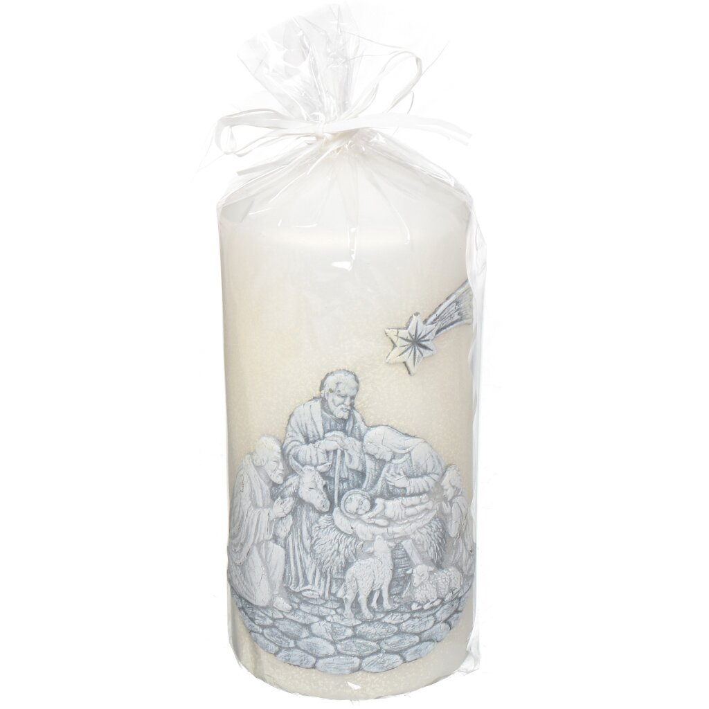 Свеча декоративная, 7х15 см, Ночь в рождество колонна Bartek candles