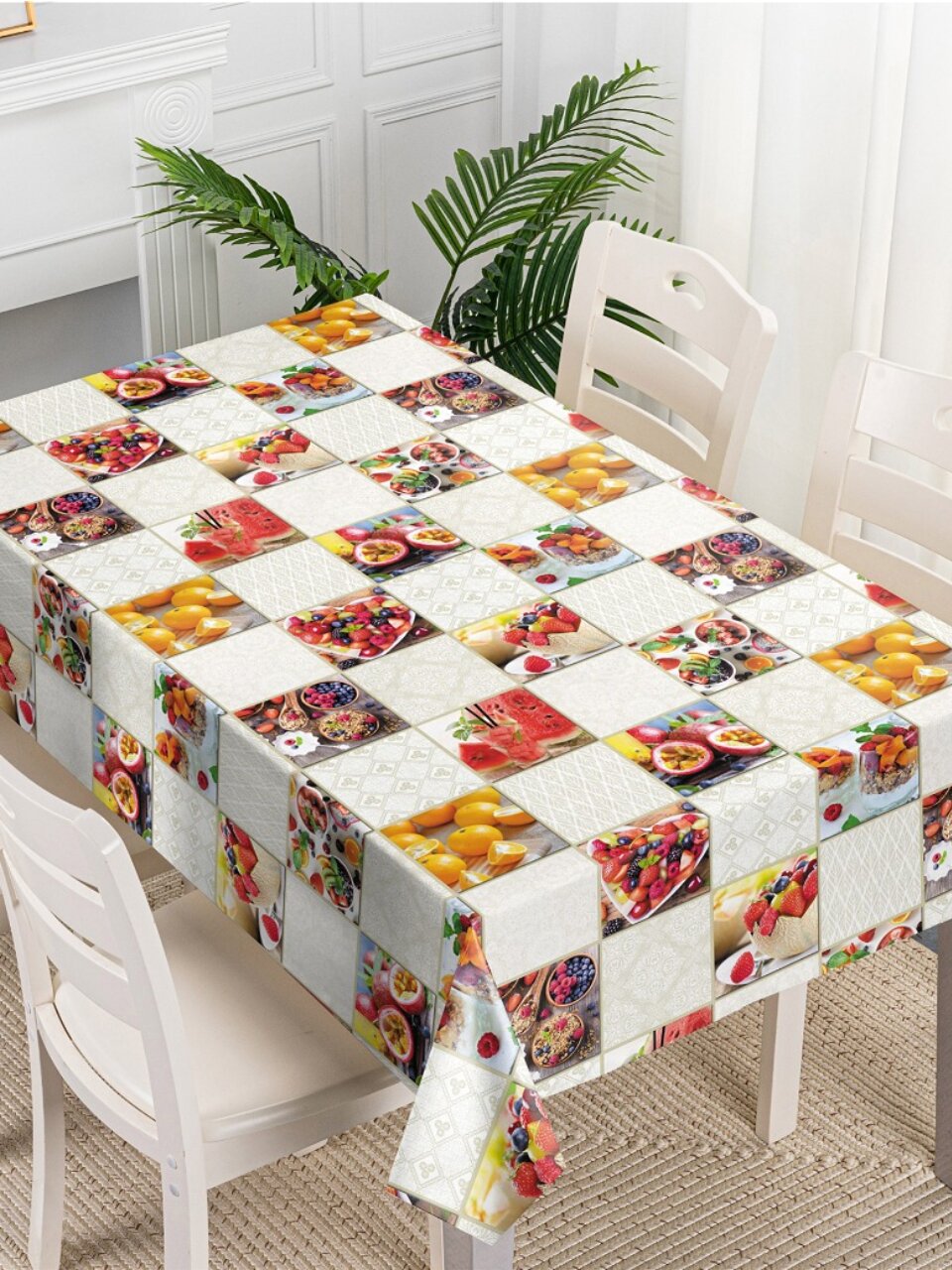 Клеенка Silvano, 1.37х20 м, ПВХ на тканевой основе, WF-6907A