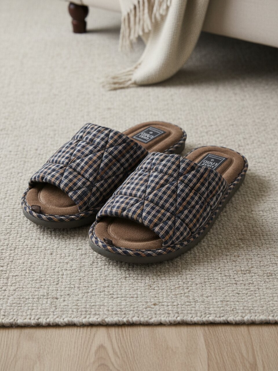 Тапки для мужчин, в ассортименте, р. 45, Lucky Land, 5087M-CH-CO