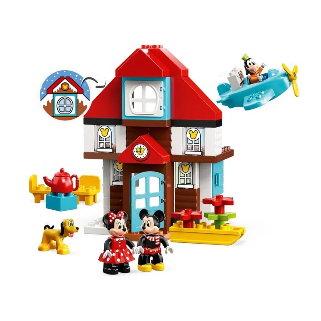 Конструктор Lego, Duplo, Летний домик Микки, 1-3 лет, 57 деталей, 10889 -  купить оптом со складов в Москве и Воронеже - оптовая база Спектр