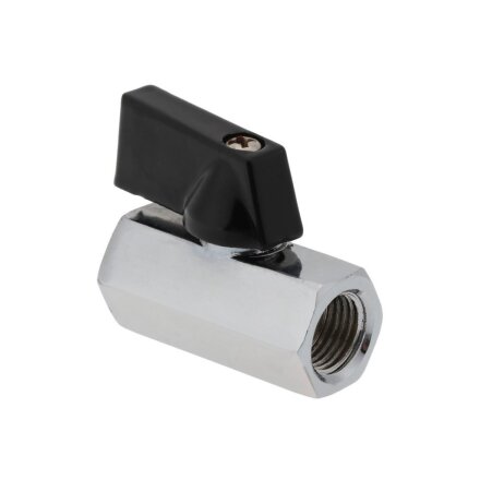 Кран для бытовых приборов, 1/2'', г-г, латунь, прямой, РосТурПласт