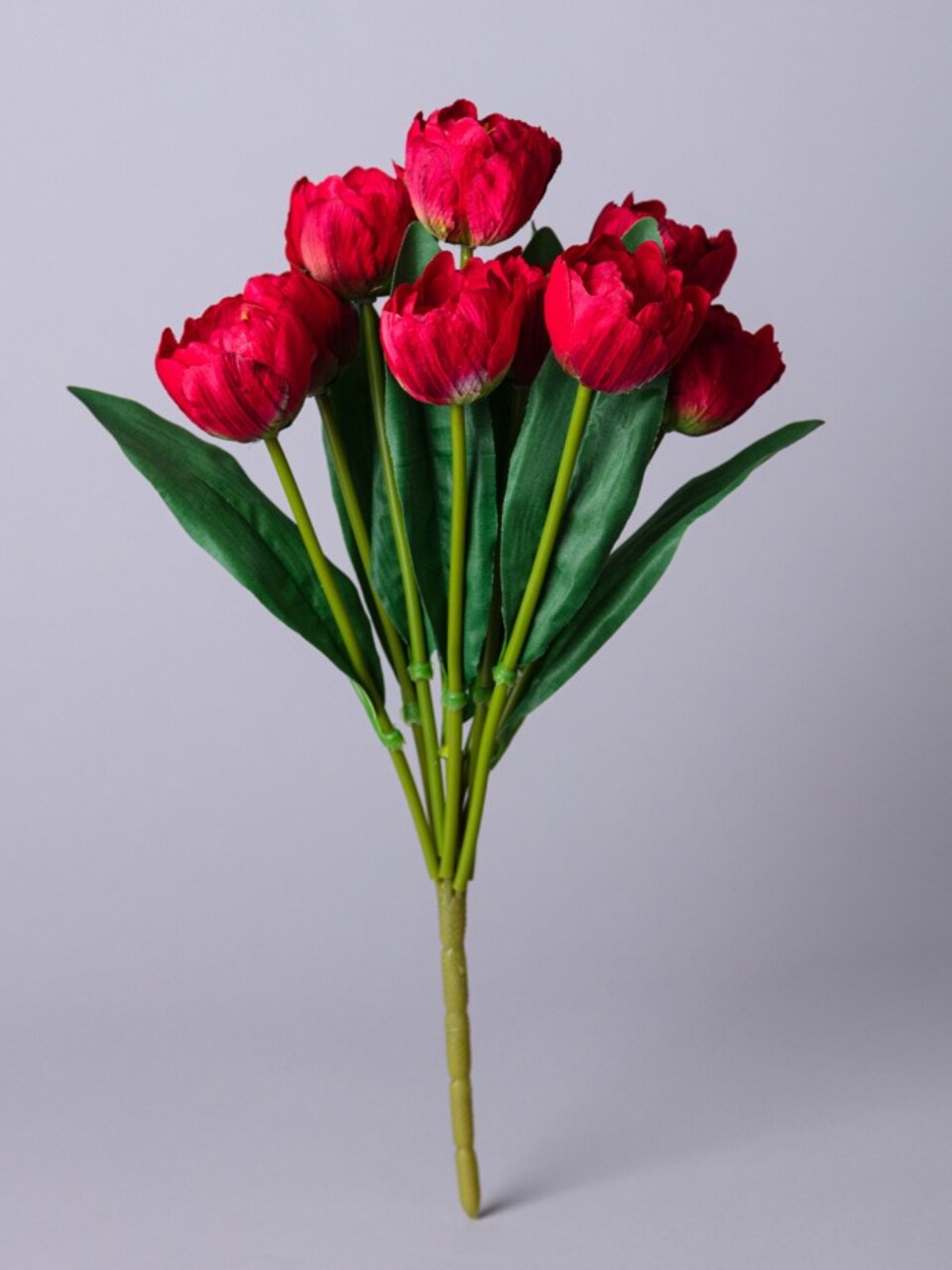 Цветочный букет искусственный Тюльпаны, декоративный, 9 шт, 43 см, 535-338