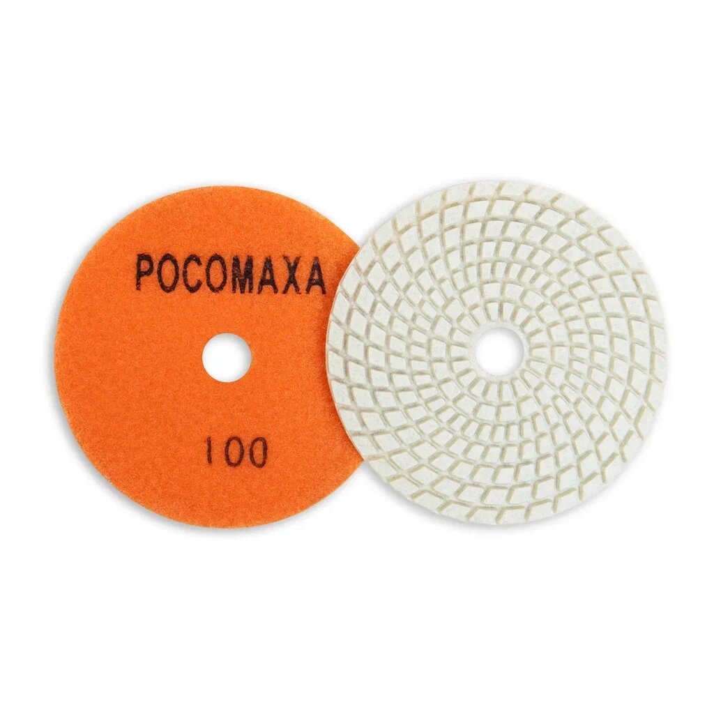 Круг алмазный гибкий Росомаха, диаметр 100 мм, зернистость P100, шлифовальный