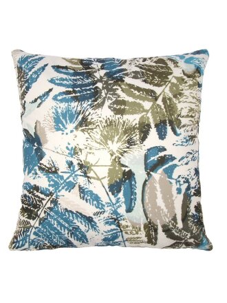 Наволочка декоративная Синий папоротник, 100% полиэстер, 40 х 40 см