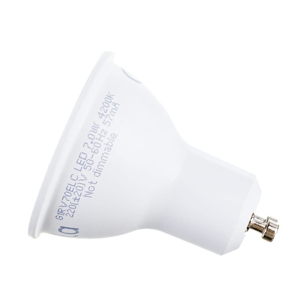 Лампа светодиодная GU10, 7 Вт, 220 В, рефлектор, 4200 К, свет нейтральный белый, Ecola, Reflector, LED рефлектор godox rft 19 pro для led осветителей