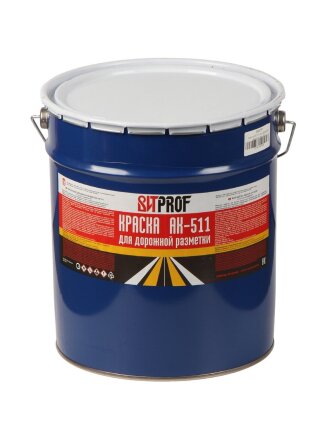 Краска ВИТ, АК-511, для дорожной разметки, влагостойкая, белая, 20 кг