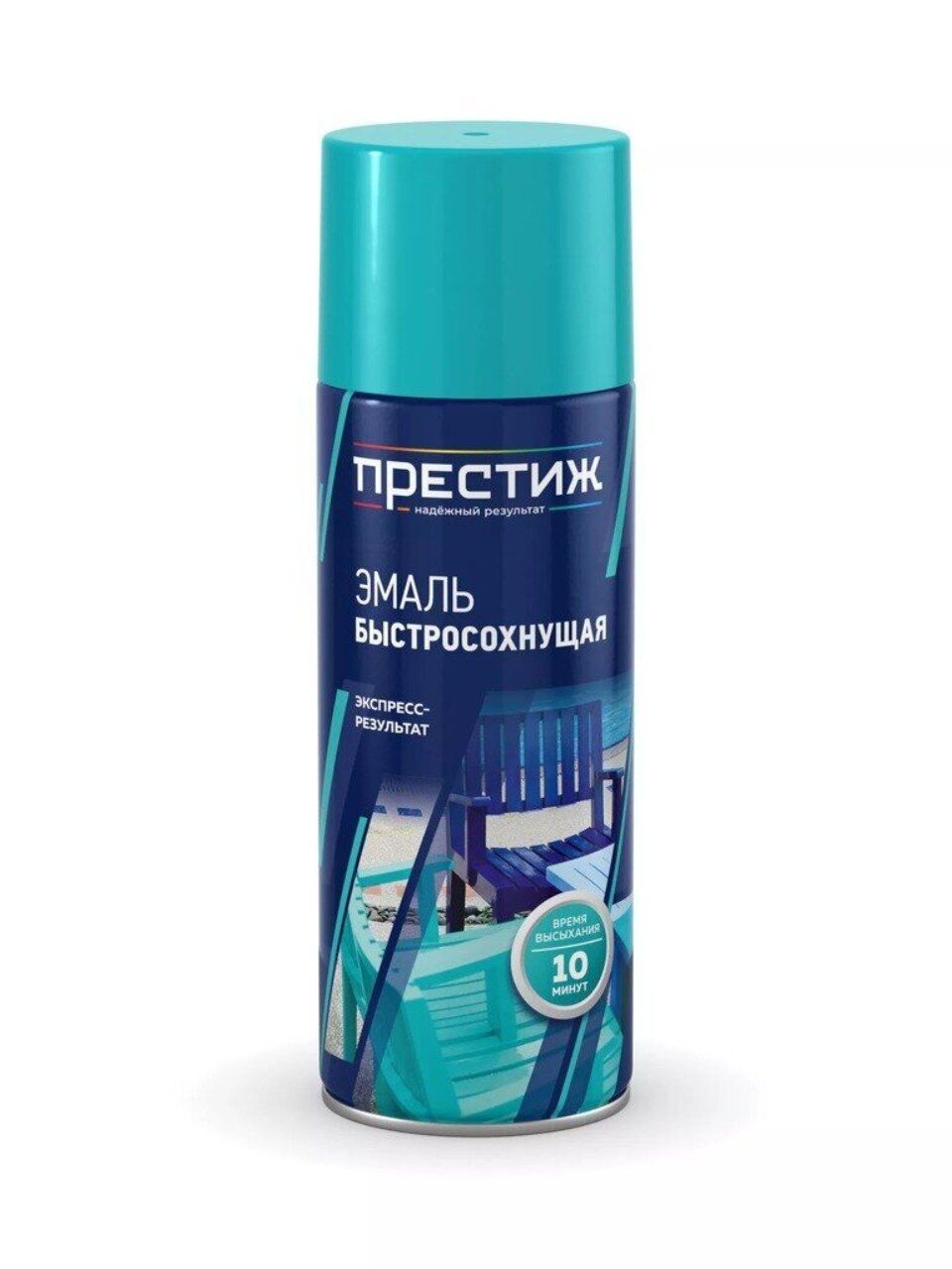 Эмаль аэрозольная, Престиж, универсальная, быстросохнущая, акриловая, полуглянцевая, оранжевая, 520 мл