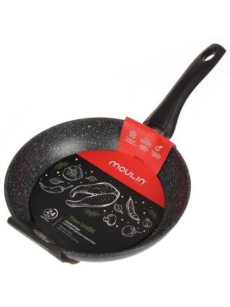Сковорода алюминий, 24 см, антипригарное покрытие, Moulin villa, Titan Urban, индукция, UT-24-I