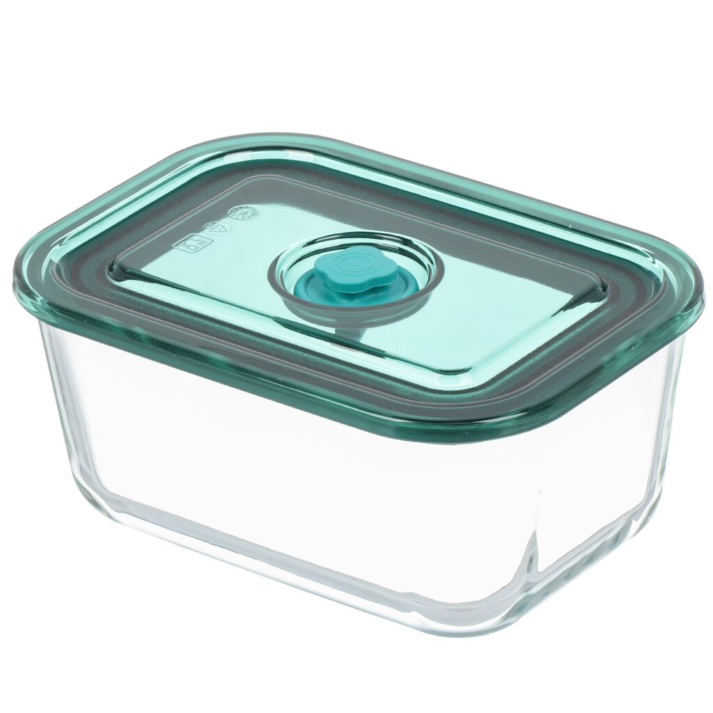 Контейнер пищевой жаропрочное стекло, 0.8 л, прямоугольный, Atmosphere, AT-K1768 контейнер пищевой пластик 1 л 3 шт прямоугольный biofresh is10712