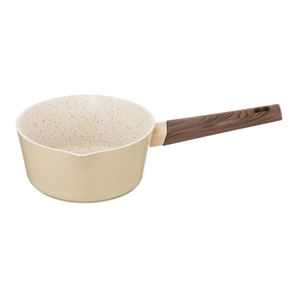 Ковш с &amp;quot;мраморным&amp;quot; антипригар. покрытием, 1,4л, 16х8,5см серия латте, 947-504