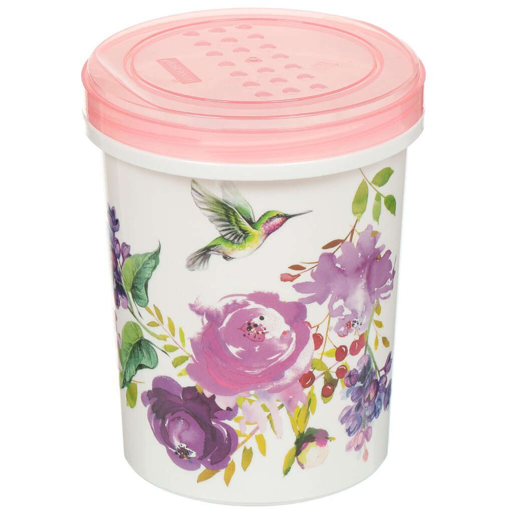 Банка для сыпучих продуктов пластмассовая Plast Team PURPUR PT1129IML-PURPUR, 1 л