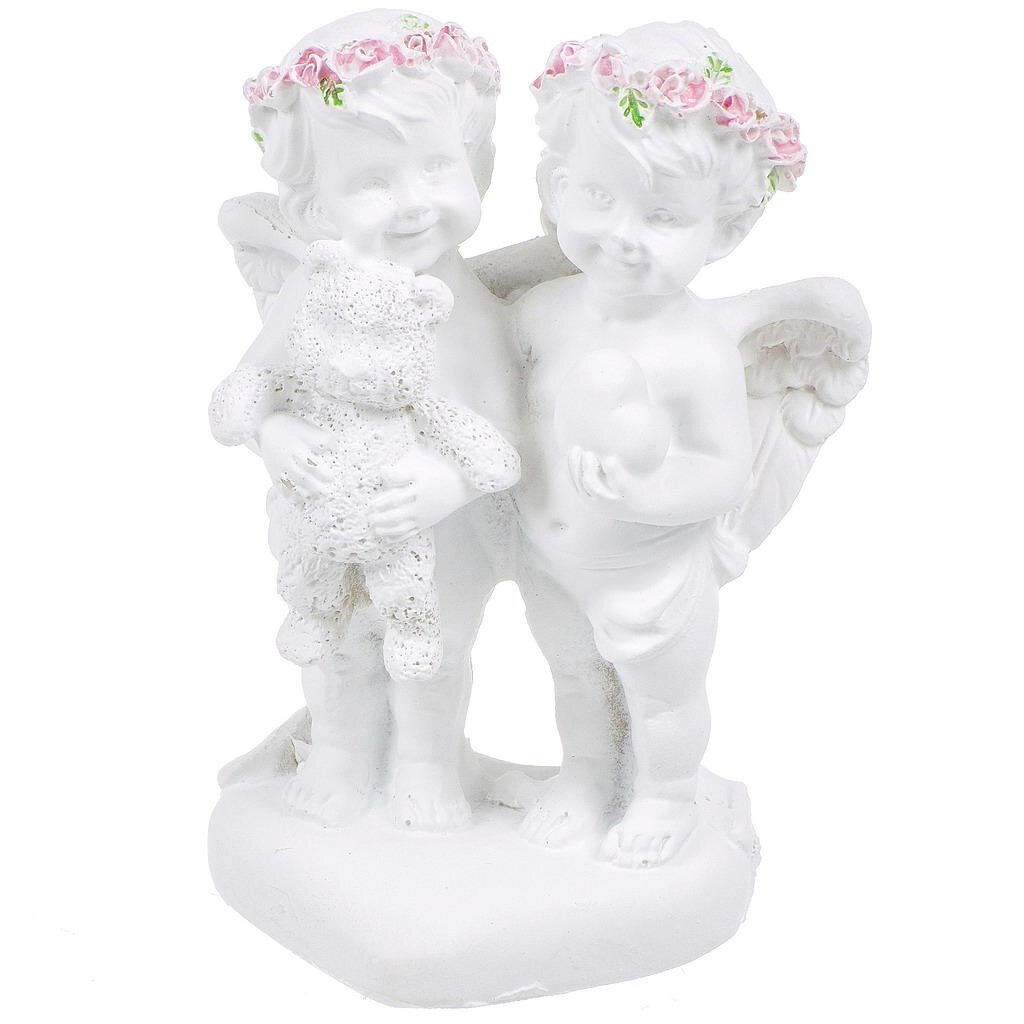 Фигурка декоративная Ангелочки пара, 6х4х9 см, в ассортименте, Y4-3532