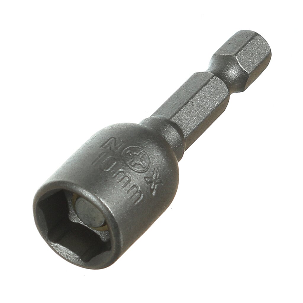 Ключ-насадка для кровельных саморезов, Nox, 10х48 мм, магнитный адаптер магнитная ключ насадка novocraft