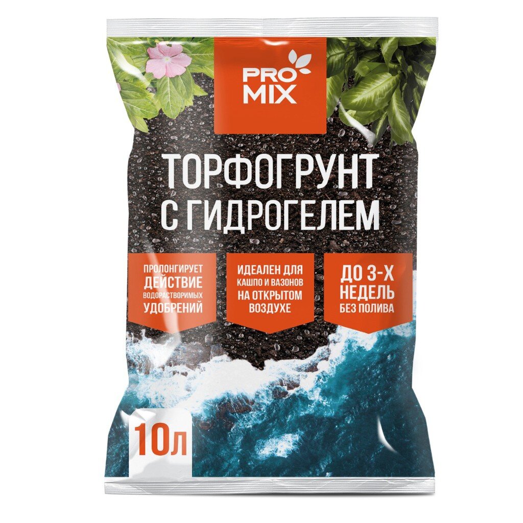 Грунт с гидрогелем, 10 л, Pro-mix