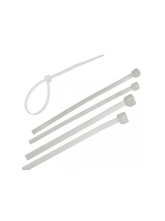 Хомут стяжной кабельный, 2.5х150 мм, нейлон, 25 шт, белый, TDM Electric, SQ0515-0305